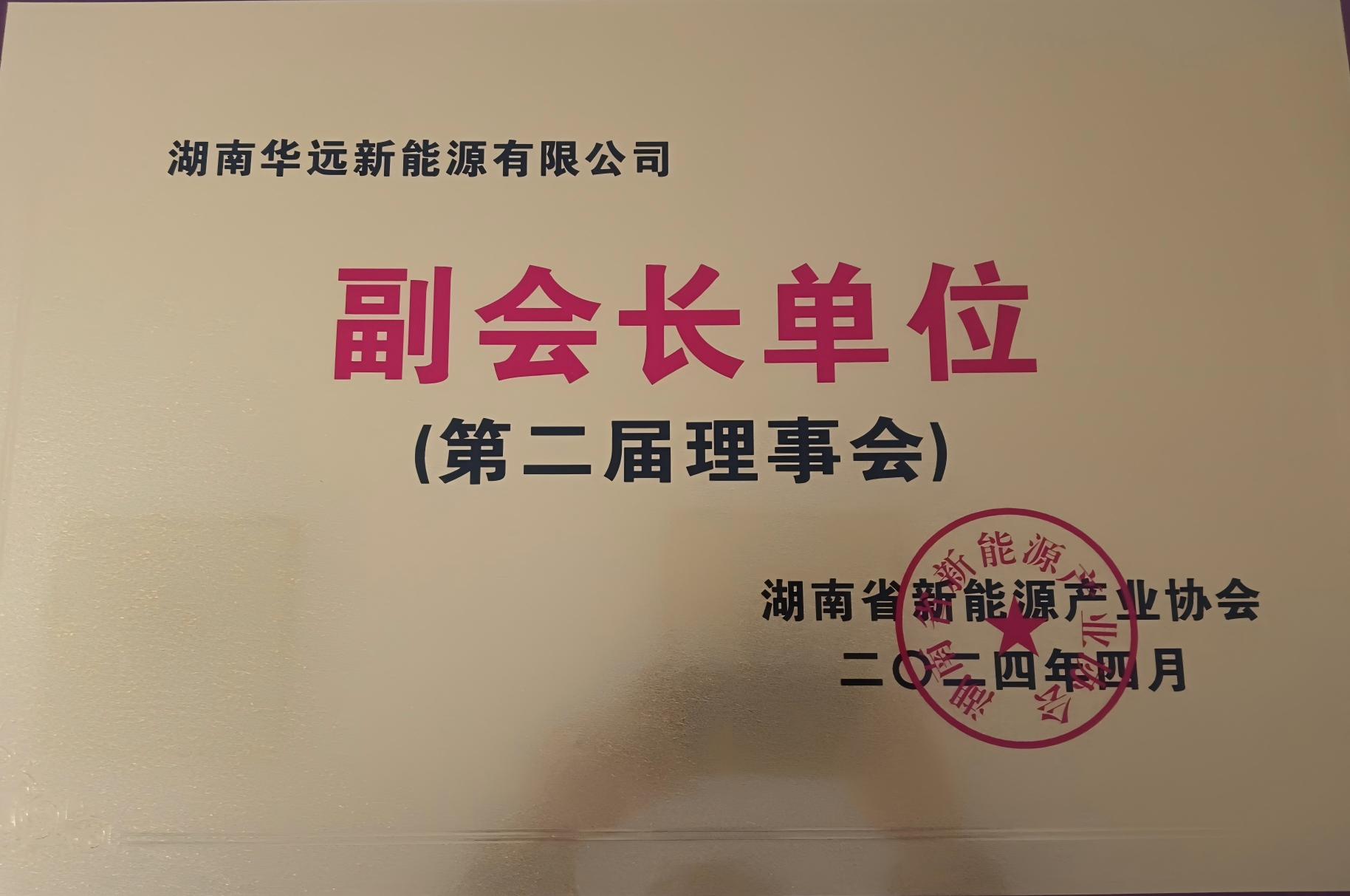 湖南省新能源產業協會副會長單位